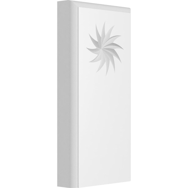 Ekena Millwork Standard Foster Spiral Plinth Block With Rounded Edge, 3"W x 6"H x 3/4"P PBP030X060X075FOS14 - main